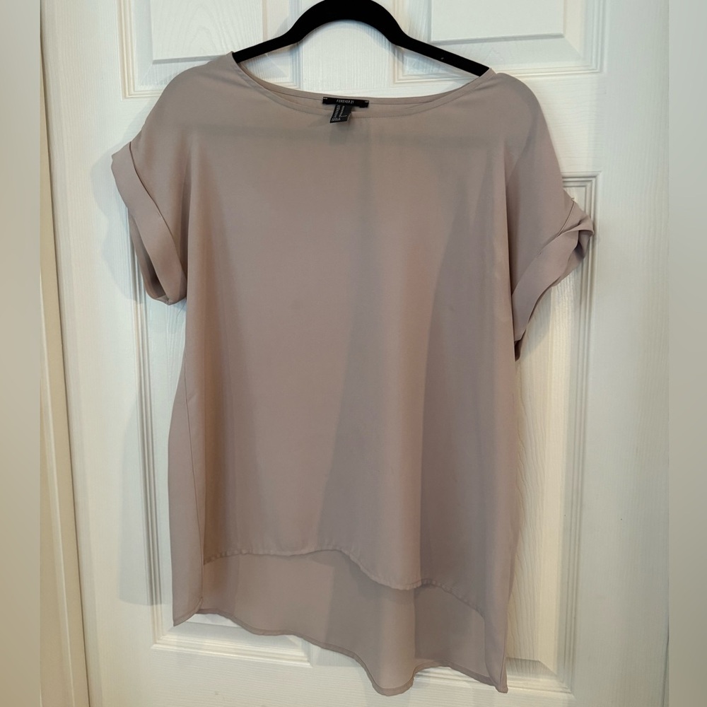 Forever 21 Light Taupe Blouse